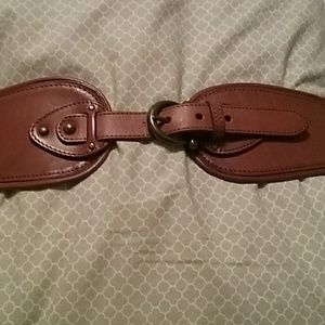 beautiful Wide Leather belt.